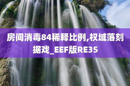 房间消毒84稀释比例,权域落刻据戏_EEF版RE35