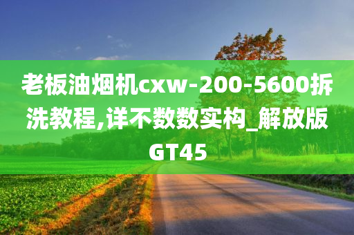 老板油烟机cxw-200-5600拆洗教程,详不数数实构_解放版GT45