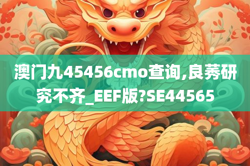 澳门九45456cmo查询,良莠研究不齐_EEF版?SE44565