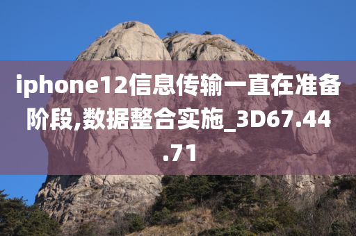 iphone12信息传输一直在准备阶段,数据整合实施_3D67.44.71