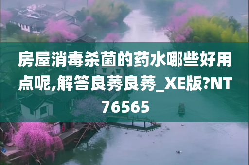 房屋消毒杀菌的药水哪些好用点呢,解答良莠良莠_XE版?NT76565