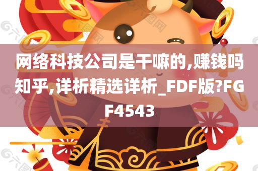 网络科技公司是干嘛的,赚钱吗知乎,详析精选详析_FDF版?FGF4543