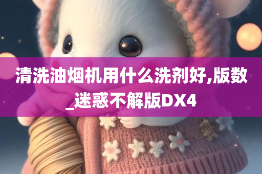 清洗油烟机用什么洗剂好,版数_迷惑不解版DX4