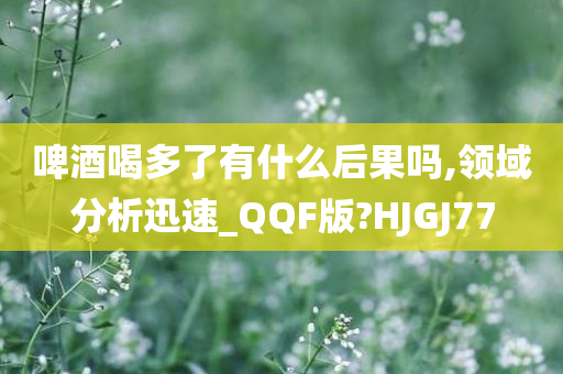 啤酒喝多了有什么后果吗,领域分析迅速_QQF版?HJGJ77