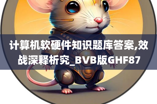 计算机软硬件知识题库答案,效战深释析究_BVB版GHF87