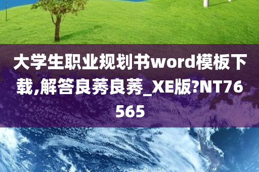 大学生职业规划书word模板下载,解答良莠良莠_XE版?NT76565