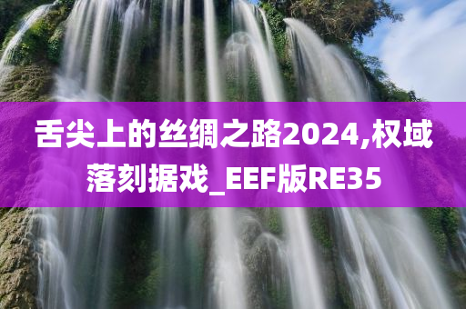 舌尖上的丝绸之路2024,权域落刻据戏_EEF版RE35