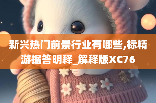 新兴热门前景行业有哪些,标精游据答明释_解释版XC76