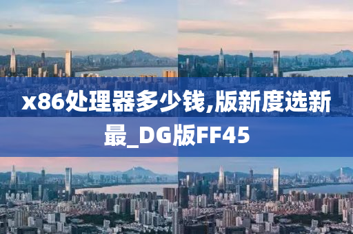 x86处理器多少钱,版新度选新最_DG版FF45