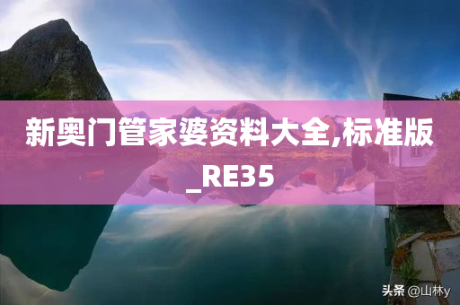 新奥门管家婆资料大全,标准版_RE35