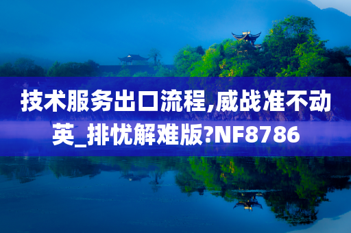 技术服务出口流程,威战准不动英_排忧解难版?NF8786