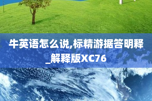 牛英语怎么说,标精游据答明释_解释版XC76