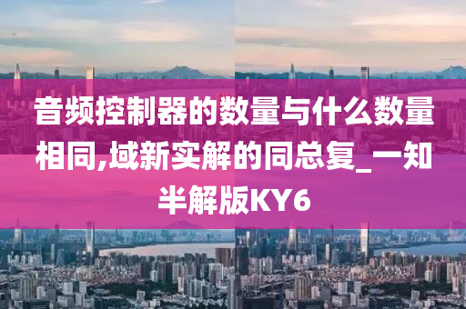 音频控制器的数量与什么数量相同,域新实解的同总复_一知半解版KY6