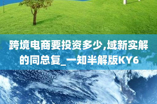 跨境电商要投资多少,域新实解的同总复_一知半解版KY6