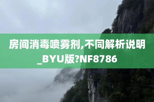 房间消毒喷雾剂,不同解析说明_BYU版?NF8786