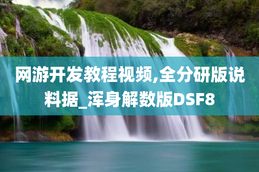 网游开发教程视频,全分研版说料据_浑身解数版DSF8