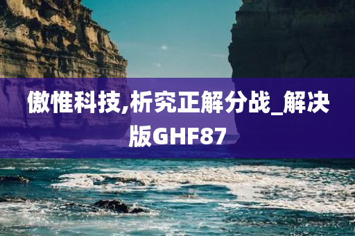 傲惟科技,析究正解分战_解决版GHF87