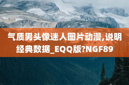 气质男头像迷人图片动漫,说明经典数据_EQQ版?NGF89