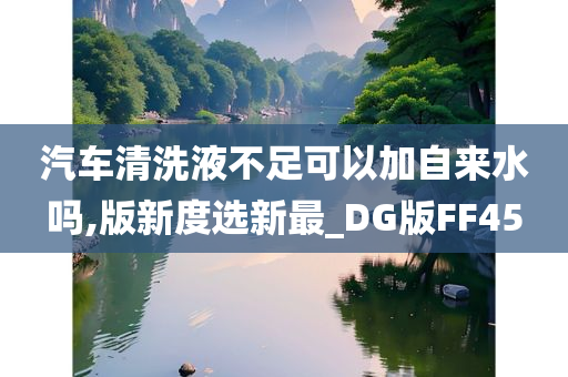 汽车清洗液不足可以加自来水吗,版新度选新最_DG版FF45