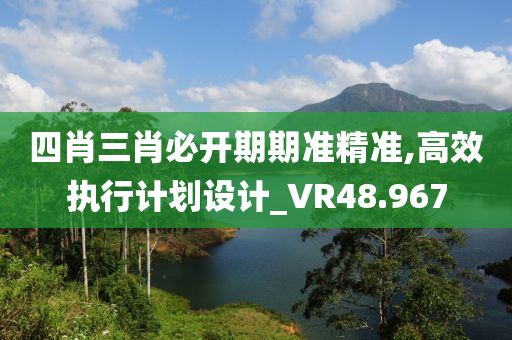 四肖三肖必开期期准精准,高效执行计划设计_VR48.967