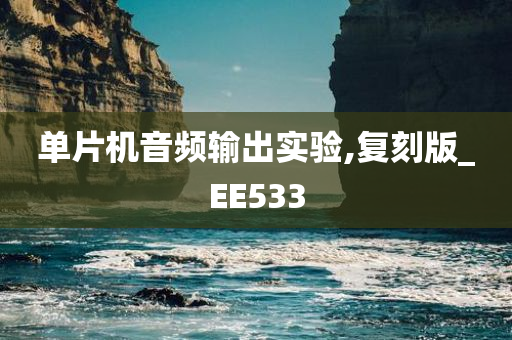 单片机音频输出实验,复刻版_EE533