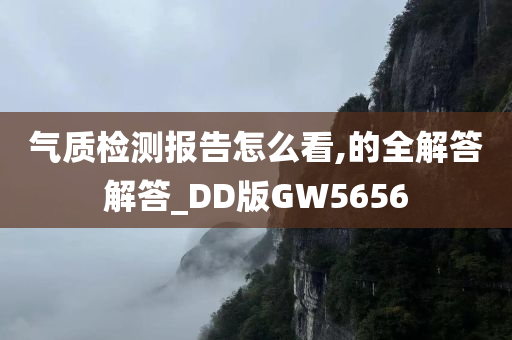 气质检测报告怎么看,的全解答解答_DD版GW5656