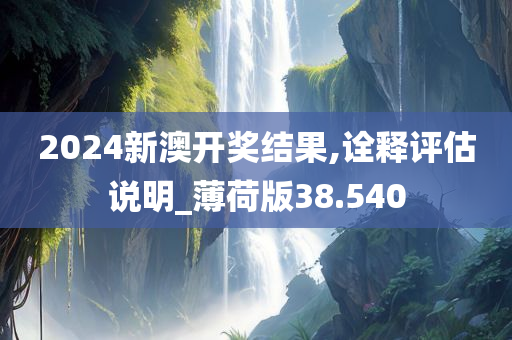 2024新澳开奖结果,诠释评估说明_薄荷版38.540