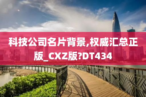 科技公司名片背景,权威汇总正版_CXZ版?DT434