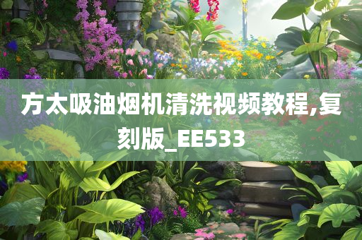 方太吸油烟机清洗视频教程,复刻版_EE533