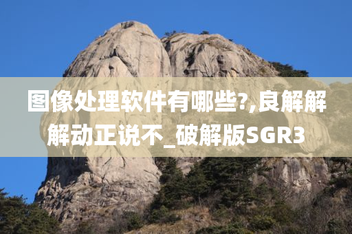 图像处理软件有哪些?,良解解解动正说不_破解版SGR3