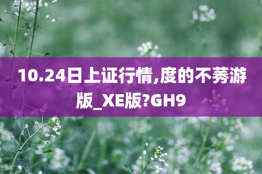 10.24日上证行情,度的不莠游版_XE版?GH9