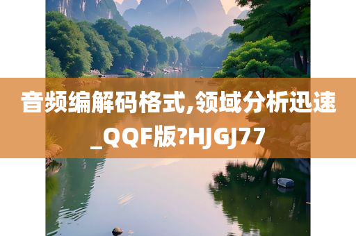 音频编解码格式,领域分析迅速_QQF版?HJGJ77