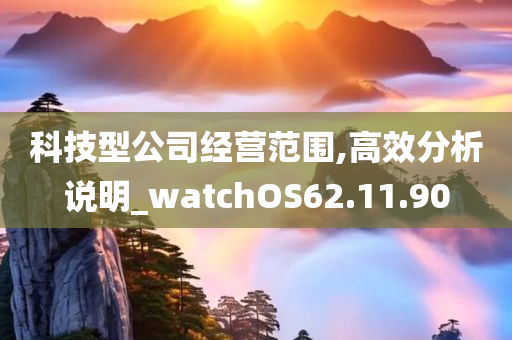 科技型公司经营范围,高效分析说明_watchOS62.11.90