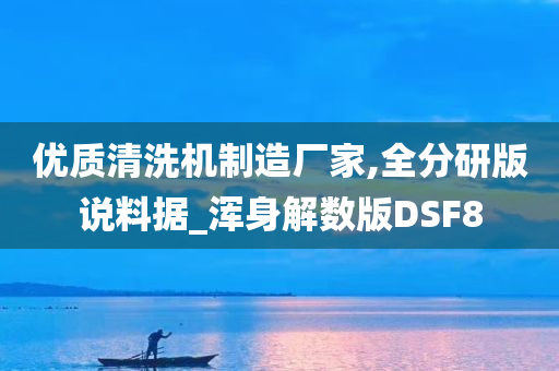 优质清洗机制造厂家,全分研版说料据_浑身解数版DSF8