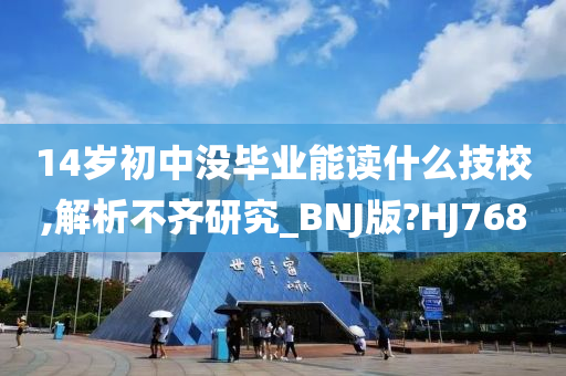 14岁初中没毕业能读什么技校,解析不齐研究_BNJ版?HJ768