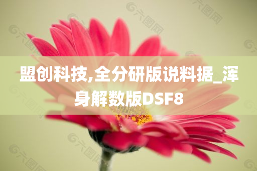 盟创科技,全分研版说料据_浑身解数版DSF8