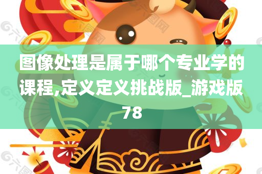 图像处理是属于哪个专业学的课程,定义定义挑战版_游戏版78