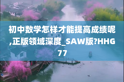 初中数学怎样才能提高成绩呢,正版领域深度_SAW版?HHG77