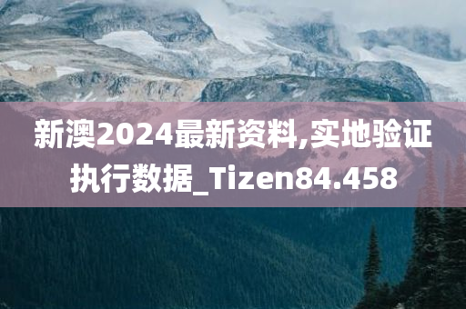 新澳2024最新资料,实地验证执行数据_Tizen84.458