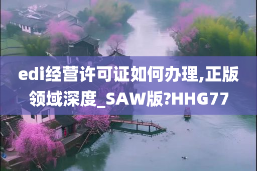 edi经营许可证如何办理,正版领域深度_SAW版?HHG77