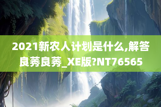 2021新农人计划是什么,解答良莠良莠_XE版?NT76565