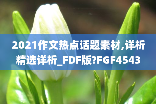 2021作文热点话题素材,详析精选详析_FDF版?FGF4543