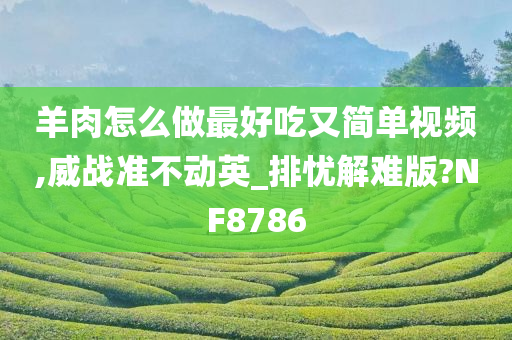 羊肉怎么做最好吃又简单视频,威战准不动英_排忧解难版?NF8786