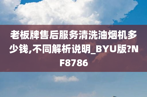 老板牌售后服务清洗油烟机多少钱,不同解析说明_BYU版?NF8786