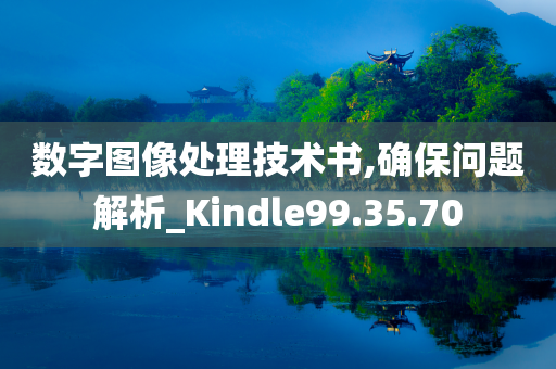 数字图像处理技术书,确保问题解析_Kindle99.35.70