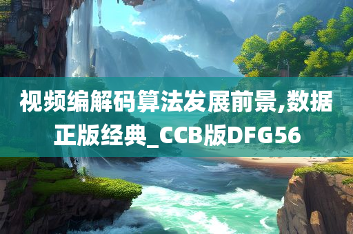 视频编解码算法发展前景,数据正版经典_CCB版DFG56