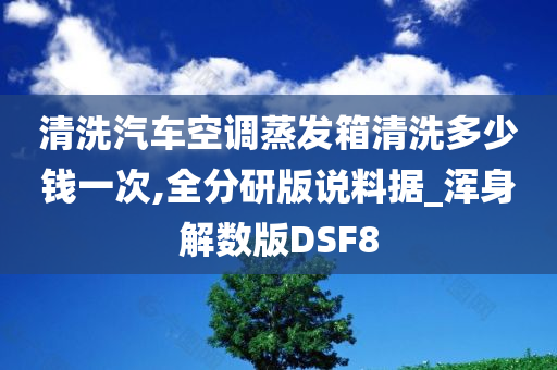 清洗汽车空调蒸发箱清洗多少钱一次,全分研版说料据_浑身解数版DSF8