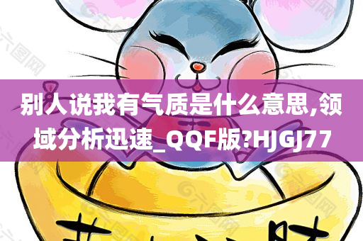 别人说我有气质是什么意思,领域分析迅速_QQF版?HJGJ77