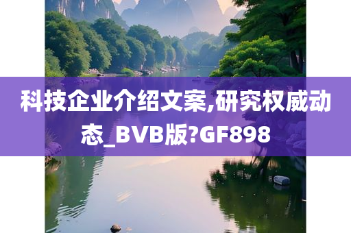 科技企业介绍文案,研究权威动态_BVB版?GF898