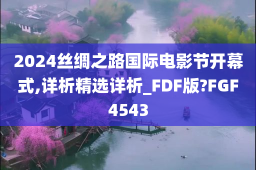 2024丝绸之路国际电影节开幕式,详析精选详析_FDF版?FGF4543